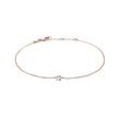 DELICATE DIAMOND BRACELET IN ROSE GOLD - DIAMOND BRACELETS - BRACELETS