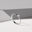 DIAMOND RING IN 14K WHITE GOLD - SOLITAIRE ENGAGEMENT RINGS - ENGAGEMENT RINGS