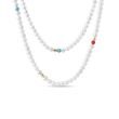 COLLIER DE PERLES LONG AVEC TURQUOISE ET CORAIL - COLLIERS AVEC MINÉRAUX - COLLIERS