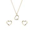 DIAMOND GOLD HEART JEWELLERY SET - JEWELLERY SETS - FINE JEWELLERY