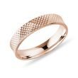 WOMEN'S ROSE GOLD PATTERNED RING - ROSE GOLD RINGS - RINGS