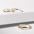 WAVE WEDDING RING SET IN 14K YELLOW GOLD - YELLOW GOLD WEDDING SETS - WEDDING RINGS