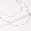 KETTE MIT SÜSSWASSERPERLEN IN GELBGOLD, 85 CM LANG - PERLEN KETTEN - PERLEN