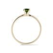 MOLDAVIT RING IN GELBGOLD - RINGE MOLDAVIT - RINGE