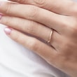 WEDDING RING IN ROSE GOLD WITH DIAMOND - WOMEN'S WEDDING RINGS - 