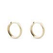 SMALL 14K YELLOW GOLD HUGGIE HOOPS - YELLOW GOLD EARRINGS - EARRINGS