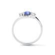 GOLDRING MIT TANSANIT UND DIAMANTEN - RINGE TANSANIT - RINGE