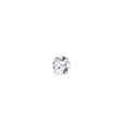 PUCE D'OREILLE EN OR BLANC AVEC DIAMANT SOLITAIRE - BOUCLES D'OREILLES SOLITAIRES - BOUCLES D'OREILLES