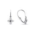 DIAMOND SNOWFLAKE GIRLS' EARRINGS IN WHITE GOLD - CHILDREN'S EARRINGS - EARRINGS