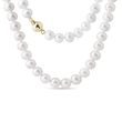 FRESHWATER PEARL NECKLACE WITH A GOLD CLASP - PEARL NECKLACES - PEARL JEWELLERY