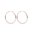 25 mm Hoop earrings in rose gold