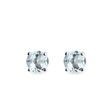 BLUE AQUAMARINE STUD EARRINGS IN WHITE GOLD - AQUAMARINE EARRINGS{% if category.pathNames[0] != product.category.name %} - {% endif %}