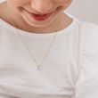 DĚTSKÝ NÁHRDELNÍK S DIAMANTEM VE ZLATĚ - DĚTSKÉ NÁHRDELNÍKY - NÁHRDELNÍKY