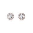 BRILLIANT EARRINGS IN ROSE GOLD - DIAMOND STUD EARRINGS - EARRINGS