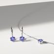 SET AUS HALSKETTE UND OHRRINGEN MIT TANSANITEN IN WEISSGOLD - SCHMUCK-SETS - SCHMUCK