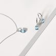 14K WHITE GOLD TOPAZ JEWELRY SET - GEMSTONE SETS - FINE JEWELRY