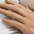 BOHO DIAMANTRING AUS GELBGOLD - TRAURINGE FÜR DAMEN - TRAURINGE