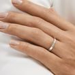 RING MIT DREI DIAMANTEN AUS 14KT WEISSGOLD - TRAURINGE FÜR DAMEN - TRAURINGE