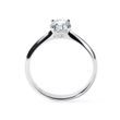 OVAL CUT DIAMOND ENGAGEMENT RING IN WHITE GOLD - RINGS WITH LAB-GROWN DIAMONDS - ENGAGEMENT RINGS