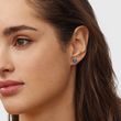 BOUCLES D'OREILLES EN OR BLANC AVEC TOPAZES LONDON BLUE - BOUCLES D'OREILLES EN TOPAZE - BOUCLES D'OREILLES