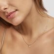 COLLIER EN OR ROSE AVEC PENDENTIF EN FORME D'OISEAU - COLLIERS POUR ENFANTS - COLLIERS