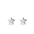 STAR-SHAPED EARRINGS IN WHITE GOLD - WHITE GOLD EARRINGS - EARRINGS