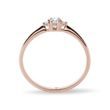 Elegant Diamond Engagement Ring in 14k Rose Gold