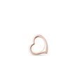 SHINY HEART PENDANT IN 14K ROSE GOLD - PENDANTS - NECKLACES