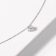 DELICATE WHITE GOLD NECKLACE WITH BRILLIANT - DIAMOND NECKLACES - NECKLACES