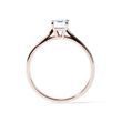 PRINZESS DIAMANTRING IN ROSÉGOLD - VERLOBUNGSRINGE DIAMANTEN - VERLOBUNGSRINGE