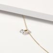 1CT LAB GROWN DIAMOND GOLD NECKLACE - DIAMOND NECKLACES - NECKLACES