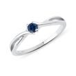 SAPPHIRE RING IN WHITE GOLD - SAPPHIRE RINGS - RINGS