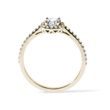 DIAMOND ENGAGEMENT RING IN YELLOW GOLD - ENGAGEMENT DIAMOND RINGS - ENGAGEMENT RINGS