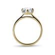 OLD MINE DIAMOND RING IN YELLOW GOLD - RINGS WITH LAB-GROWN DIAMONDS - ENGAGEMENT RINGS