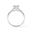 Engagement Ring with 0.5 ct Diamond in White Gold