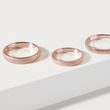 MATTE RING FOR MEN IN ROSE GOLD - RINGS FOR HIM - WEDDING RINGS