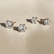 1KT DIAMANTOHRSTECKER AUS ROSÉGOLD - OHRSTECKER DIAMANT - OHRRINGE