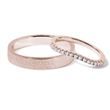 ROSE GOLD WEDDING RING SET WITH DIAMONDS - ROSE GOLD WEDDING SETS{% if category.pathNames[0] != product.category.name %} - {% endif %}