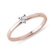 ROSE GOLD DIAMOND HEART RING - DIAMOND RINGS - RINGS