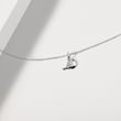 WEISSGOLDENER VOGELANHÄNGER MIT DIAMANT - ANHÄNGER - KETTEN