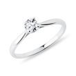 BAGUE EN OR BLANC AVEC BRILLANT - TAILLE BRILLANT - BAGUES DE FIANÇAILLES