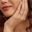 DIAMOND ENGAGEMENT RING IN 14K WHITE GOLD - RINGS WITH LAB-GROWN DIAMONDS - ENGAGEMENT RINGS