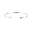 BRACELET JONC EN OR ROSE AVEC DIAMANTS - BRACELETS FLEXI - BRACELETS