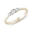 YELLOW GOLD DIAMOND RING - DIAMOND ENGAGEMENT RINGS - ENGAGEMENT RINGS