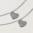 HERZANHÄNGER AUS WEISSEM 14KT GOLD - KETTEN AUS WEISSGOLD - KETTEN