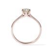 CHAMPAGNE DIAMOND ENGAGEMENT RING IN ROSE GOLD - FANCY DIAMOND ENGAGEMENT RINGS - ENGAGEMENT RINGS