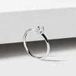 DELICATE WHITE GOLD RING WITH BRILLIANT - SOLITAIRE ENGAGEMENT RINGS - ENGAGEMENT RINGS