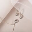 BOUCLES D'OREILLES EN OR JAUNE DELUXE AVEC DIAMANTS TAILLE BRILLANT - BOUCLES D'OREILLES EN DIAMANT - BOUCLES D'OREILLES