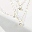 DIAMANTANHÄNGER IN STERNFORM AUS WEISSGOLD - ANHÄNGER - KETTEN