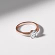 LUXURIÖSES SET MIT DIAMANTEN IN ROSÉGOLD - TRAURING- UND VERLOBUNGSSETS - VERLOBUNGSRINGE